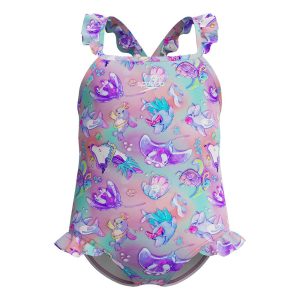 Speedo Kids Thinstrap Crossback – Neon Violet/Lilac